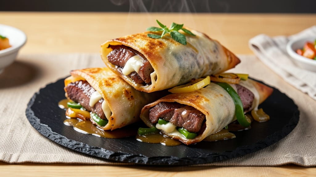 TGI Fridays Philly Cheesesteak Egg Rolls Recipe: Crispy Tortilla Bites Stuffed With Steak and Cheese