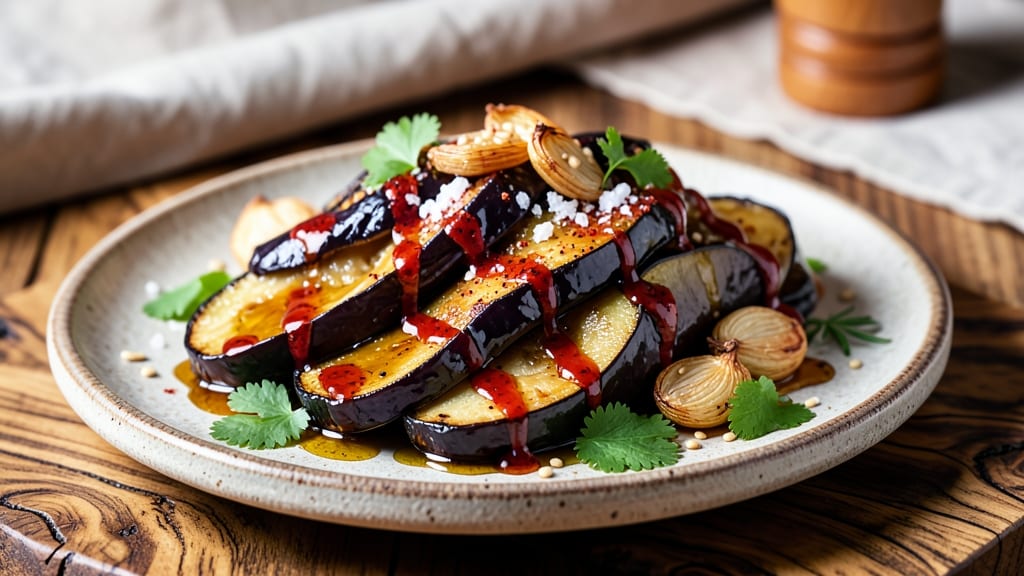 Sweet and Spicy Eggplant Recipe Yummy Kitchen: Glazed Crunch With Bold Heat Balance