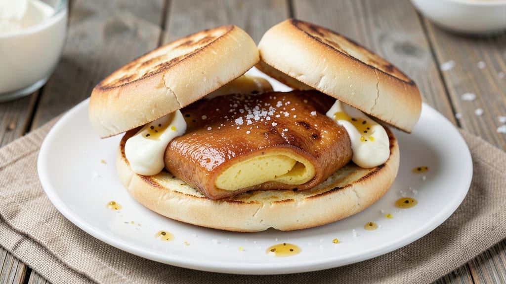 Tamago Egg Sandwich Recipe: Crispy Bagel Bites with Runny Yolk Magic