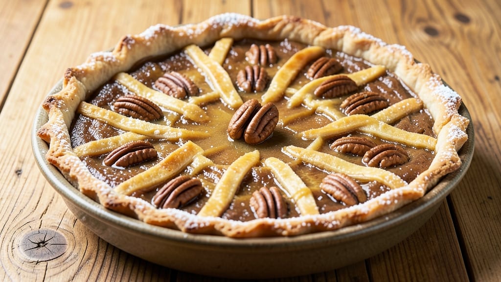 4-Egg Pecan Pie Recipe: Nutty Crust and Silky Filling Magic