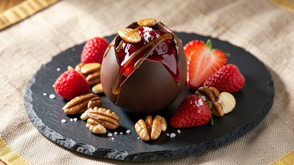 Fruit and Nut Easter Egg Recipe: Crunchy Chocolate Shells With Gooey Centers