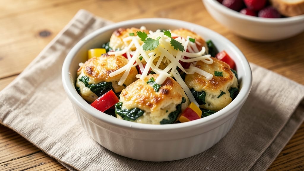 Spinach Bell Pepper Egg Bites Recipe: Crispy Edges Meet Savory Melt