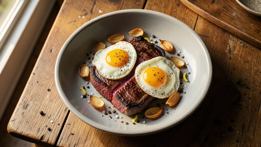 Steak and Eggs Recipe Ideas: Bold Breakfast with Crispy Edges and Runny Yolks