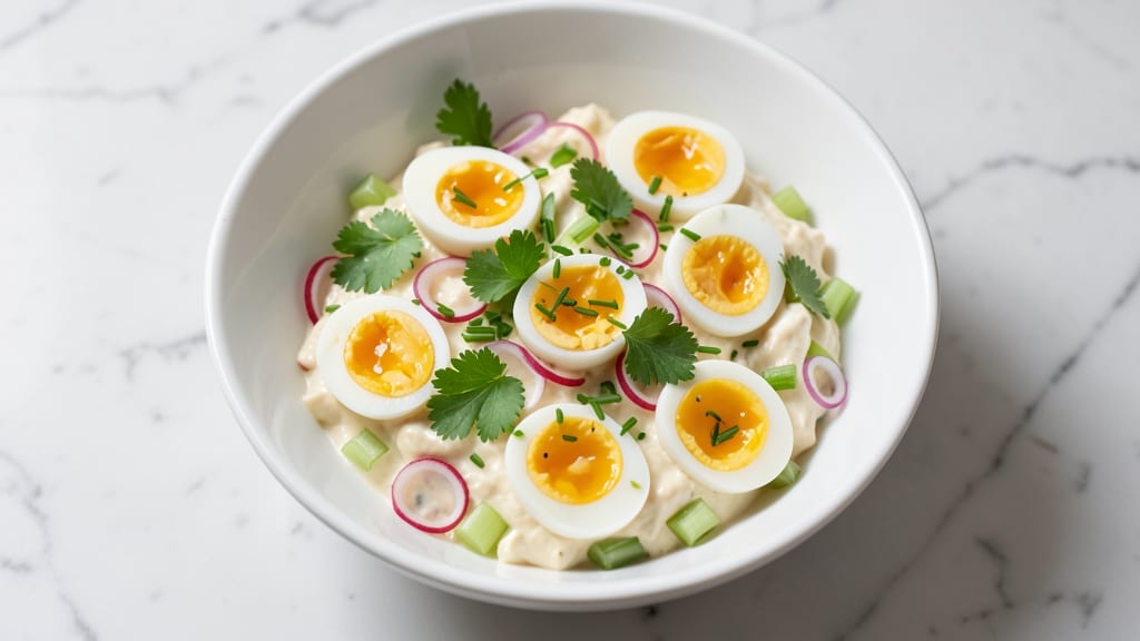 Trader Joe's Egg Salad Recipe: Crispy Celery Crowns Over Creamy Herb Magic