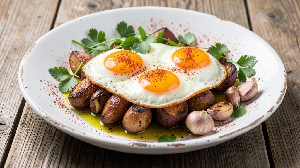 Spanish Broken Eggs Recipe: Smoky Paprika Crust Meets Silky Yolk