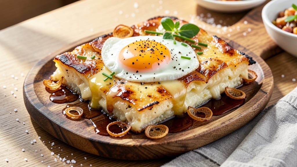 Welsh Rarebit Recipe With Egg: Crispy Celery Crowns Over Poached Yolk Magic