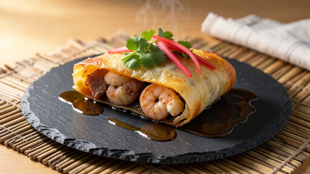 Vietnamese Pork and Shrimp Egg Rolls Recipe: Crispy Wraps With Sweet-Chili Zing