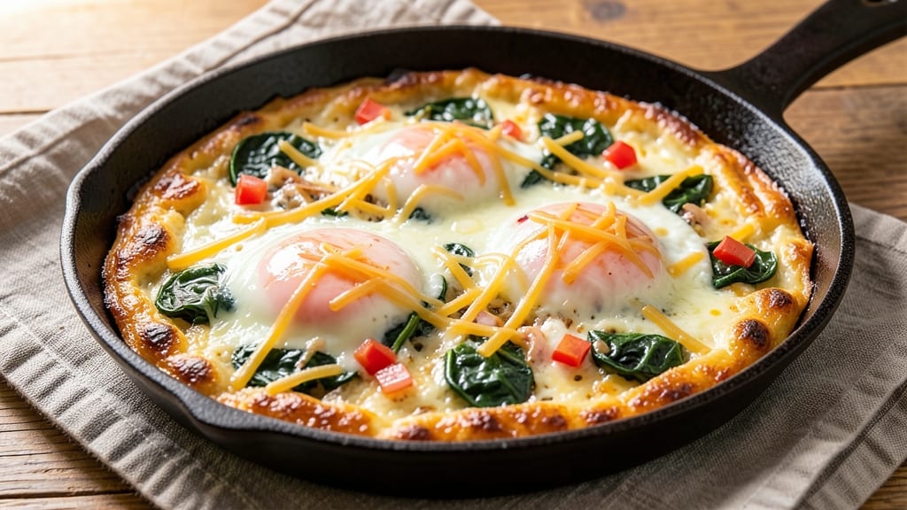 2 Egg Frittata Recipe: Crispy Edges, Silky Yolk Magic