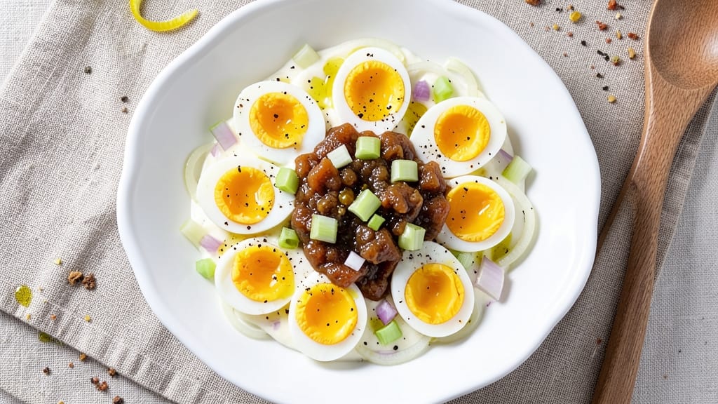 Egg Salad Recipe With Relish and Mustard: Crisp Celery Bite Meets Tangy Zing