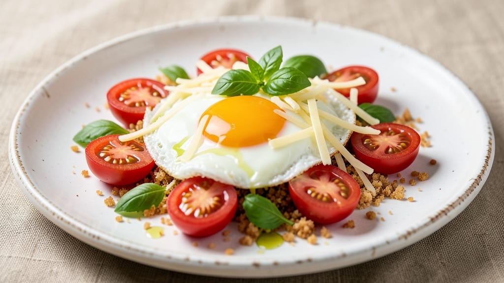 Tomato Cheese Egg Recipe: Crispy-Topped Breakfast Bake With Melty Cheese