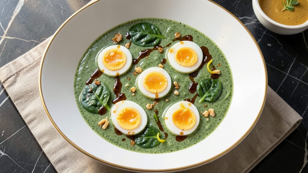 Spinach Egg Soup Recipe: Velvety Green Comfort in One Bowl