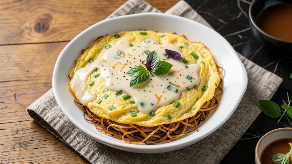 Thai Egg Omelette Recipe: Celery-Crusted Yolk Magic With Lemongrass Zing