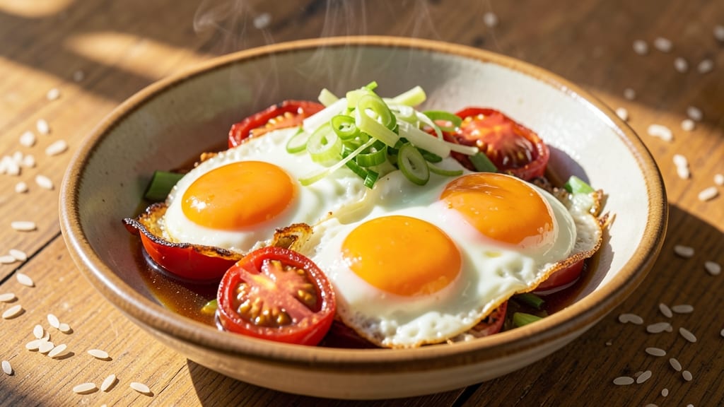 Tomato Fried Egg Chinese Recipe: Wok-Heated Celery and Yolk Harmony