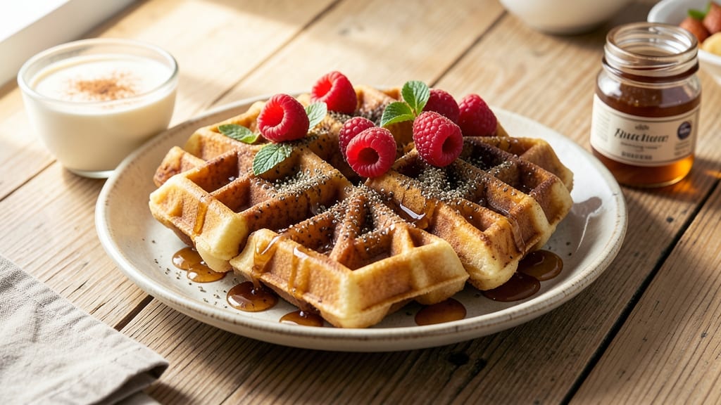 Waffle Recipe Without Eggs or Baking Powder: Fluffy Layers Using Vinegar and Baking Soda