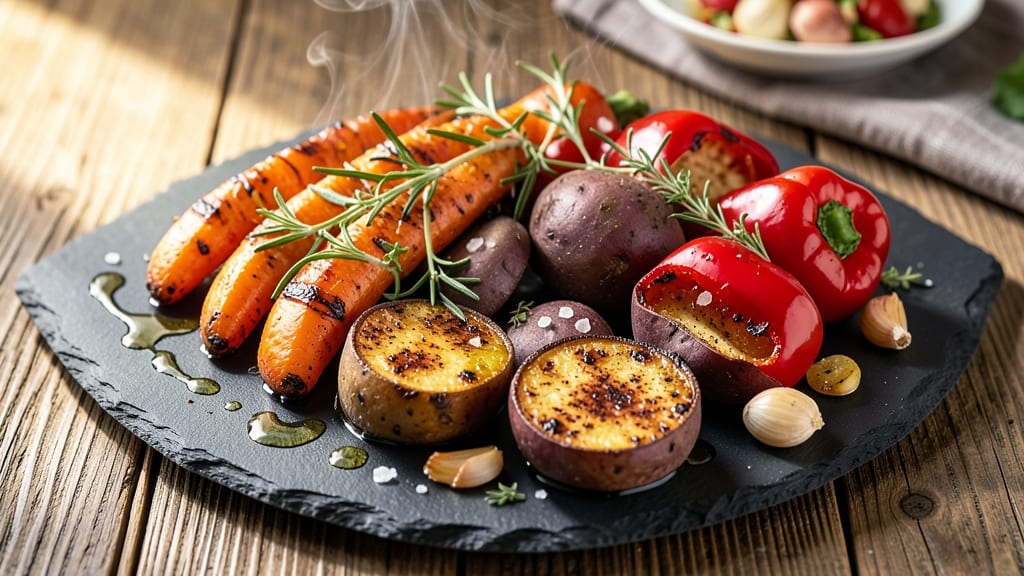 Vegan Roasted Veggies Recipe: Smoky Garlic and Herb Crisp in 25 Minutes
