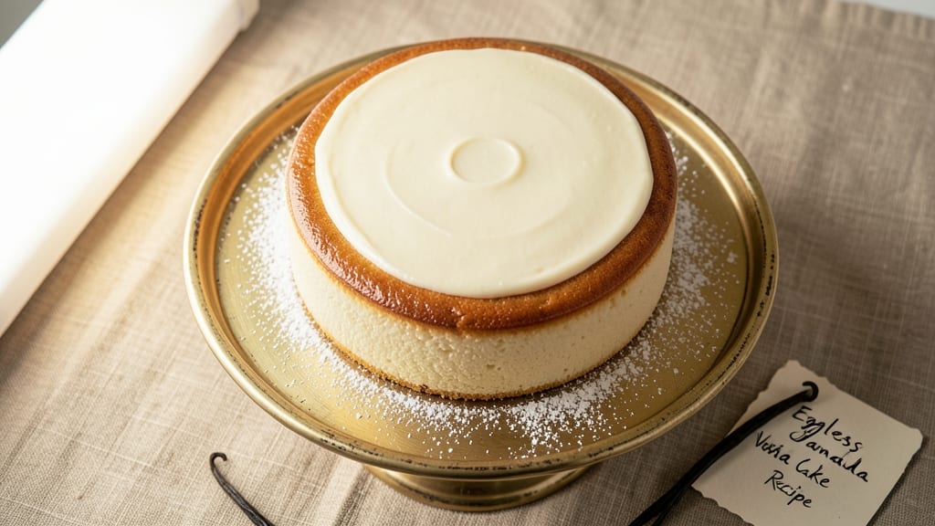6-Inch Eggless Vanilla Cake Recipe: Light-as-Air Layers Without a Trace