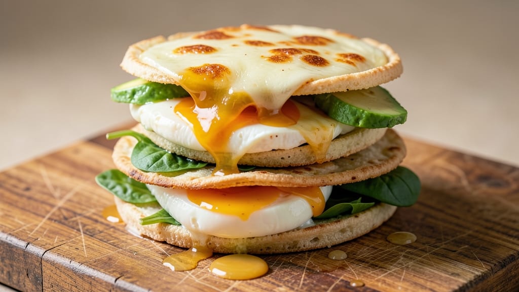 Tortilla Egg Sandwich Recipe: Crispy Tortilla Crunch With Golden Yolk Heart