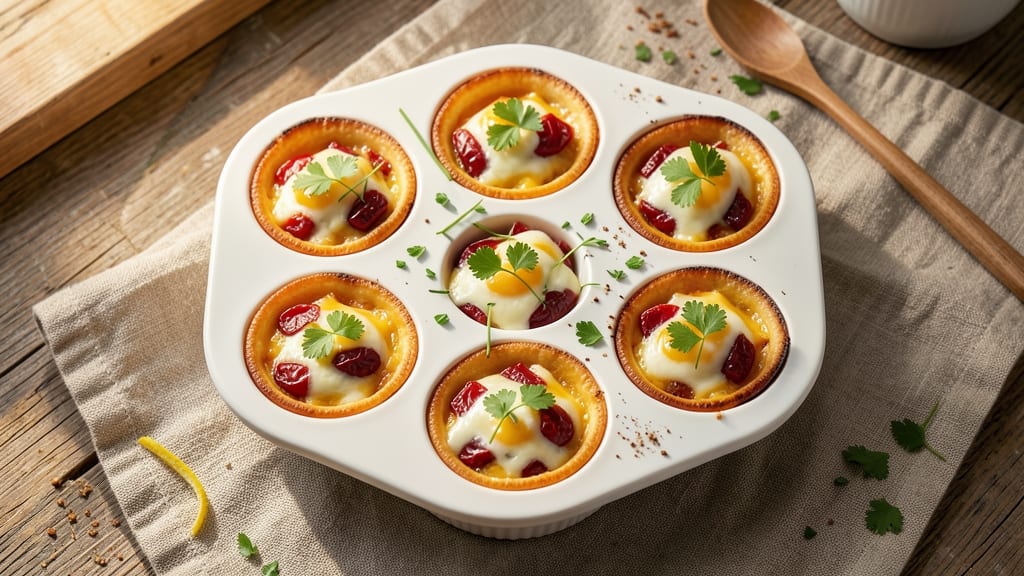 Starbucks Roasted Red Pepper Egg Bites Recipe: Oven-Baked Cheese and Herb Bites