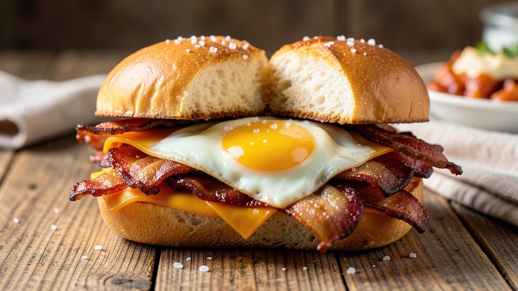 Waffle House Bacon, Egg, and Cheese Sandwich Recipe: Crispy Bacon and Runny Yolk Magic