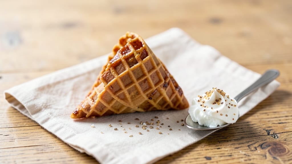 Waffle Cone Recipe Without Eggs: Crispy Lattice With Silky Cream Magic