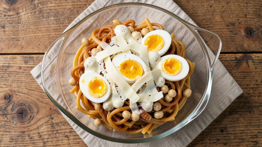 Pasta Salad Recipe No Veggies: Protein-Packed Creamy Bites