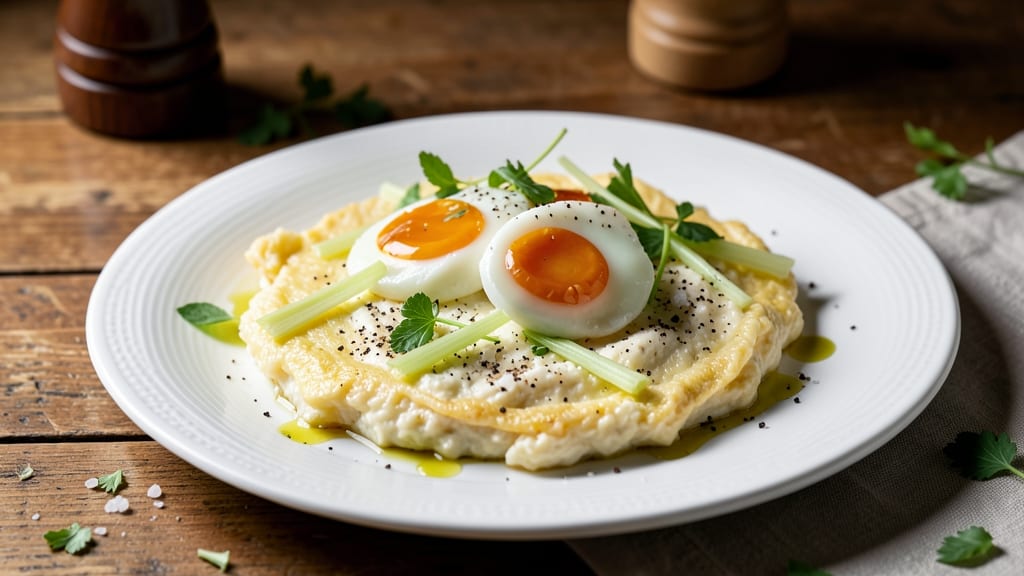 Weight Watchers Baked Cottage Cheese and Eggs Recipe: Low-Calorie Fluff With Crispy Celery Top