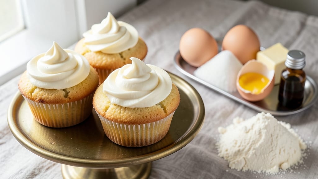 2 Egg Cupcakes Recipe: Fluffy Vanilla Clouds in Mini Bites