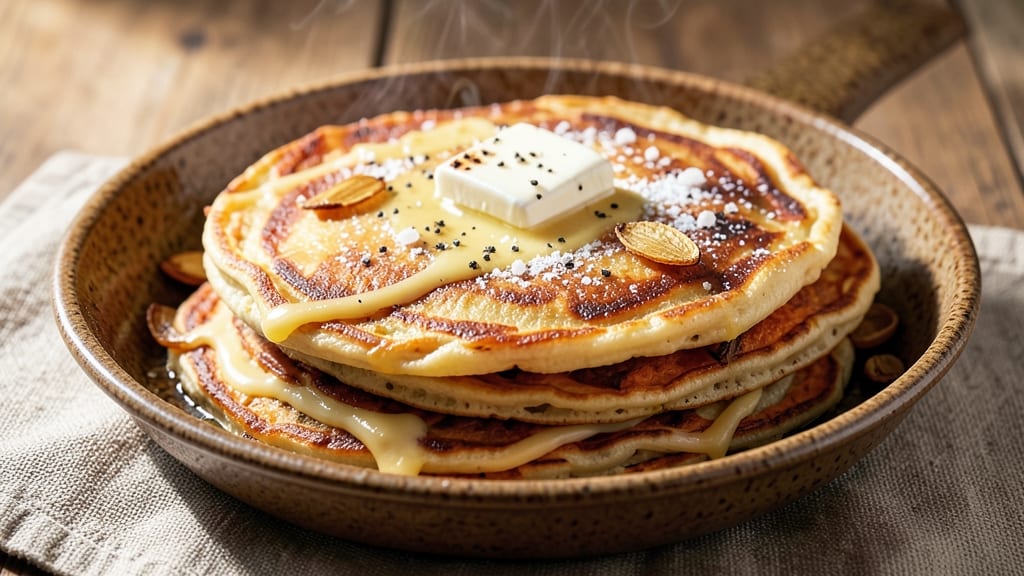Sweet Potato and Egg Pancake Recipe: Savory-Sweet Stacks With Runny Yolk Magic