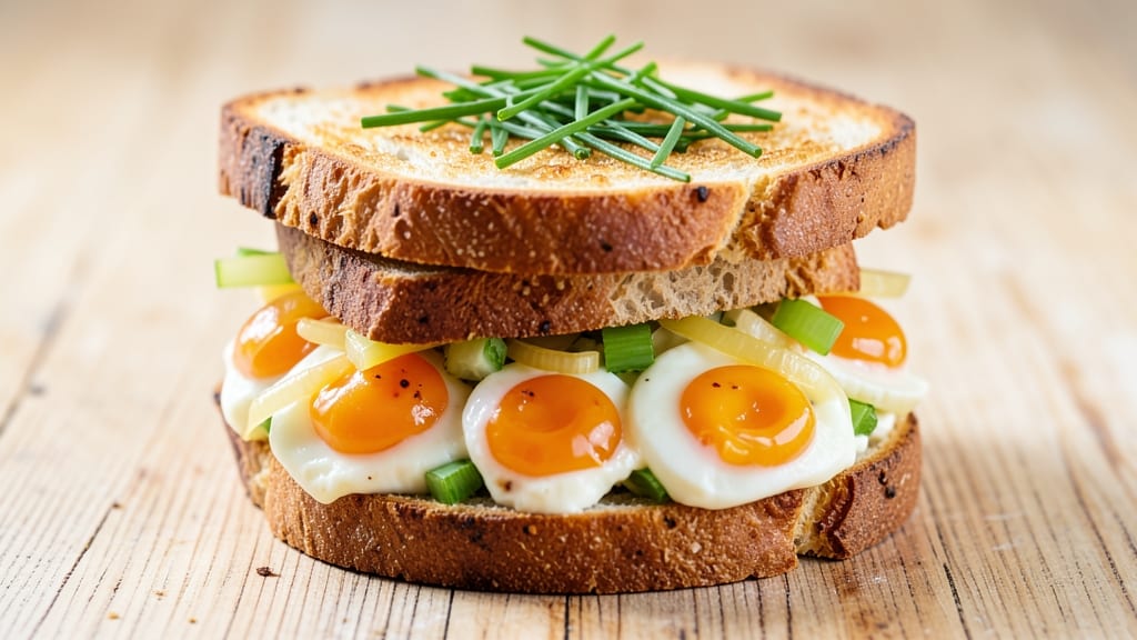 Ultimate Egg Salad Sandwich Recipe: Crunchy Celery Bites and Herbed Yolk Balance