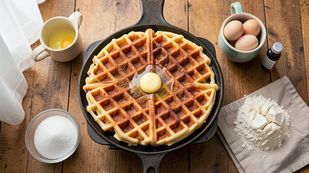 2 Egg Waffles Recipe: Light and Airy Bites With Golden Crisp Edges