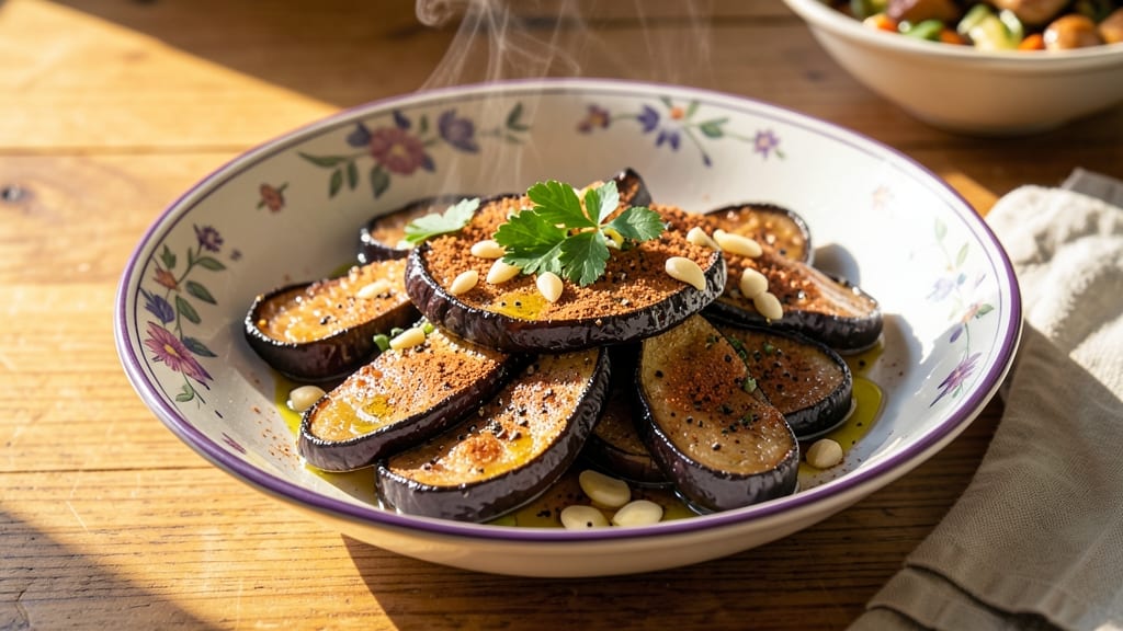 Tiffy Cooks Eggplant Recipe: Smoky Roasted Perfection With Herby Crunch