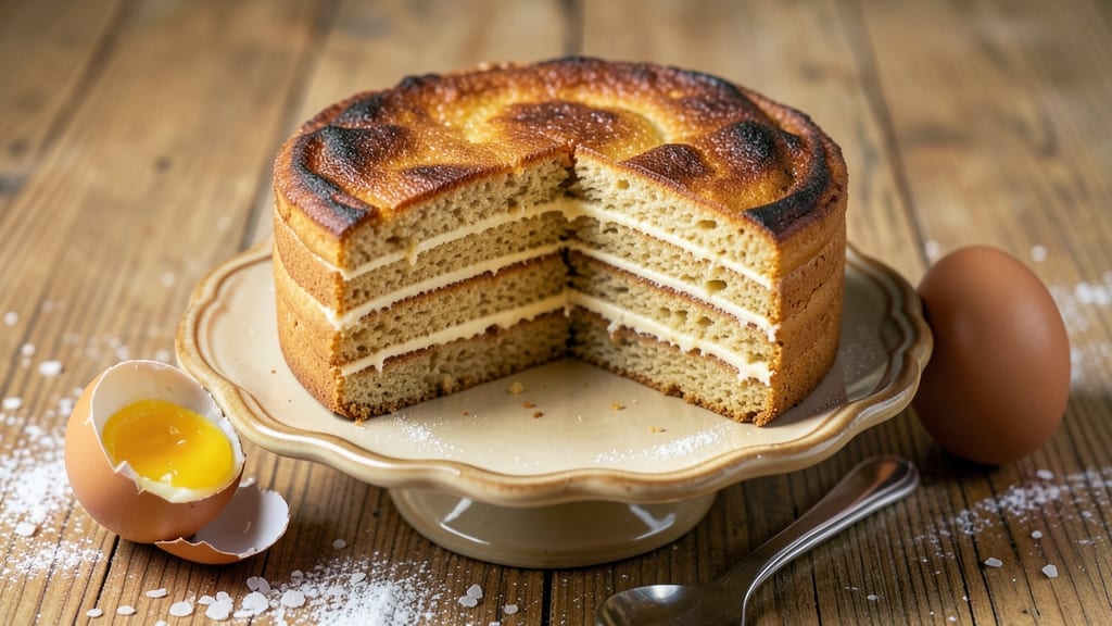 Taiwan Egg Cake Recipe: Golden Crispy Top With Silky Yolk Heart