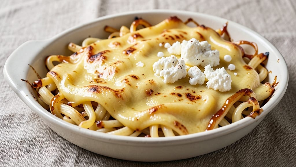 Sweet Kugel Recipe With Egg Noodles: Warm Spiced Custard With Crispy Noodle Crowns