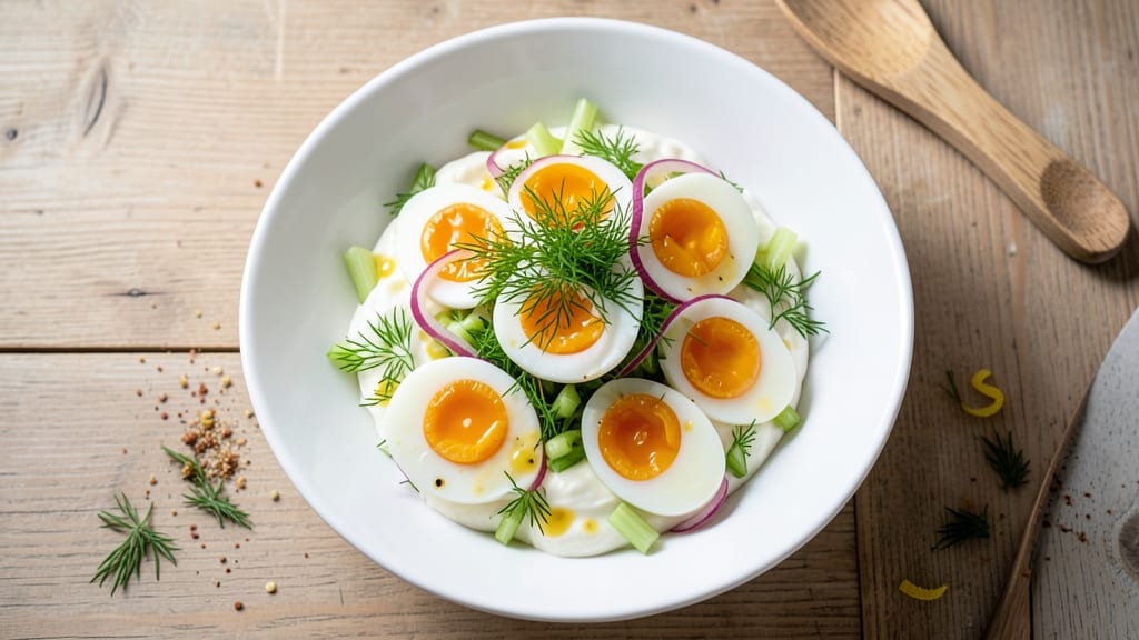 Weight Watchers Zero-Point Egg Salad Recipe: Crispy Celery Bites Over Light Air Yolk Magic