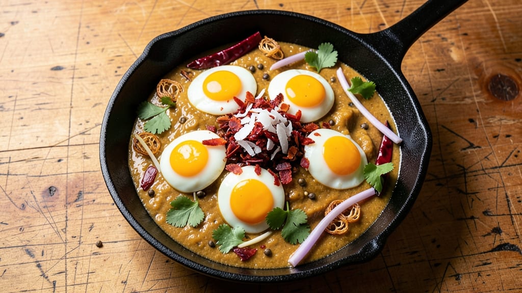 Special Egg Curry Recipe: Spiced Yolk Magic Over Toasted Crust