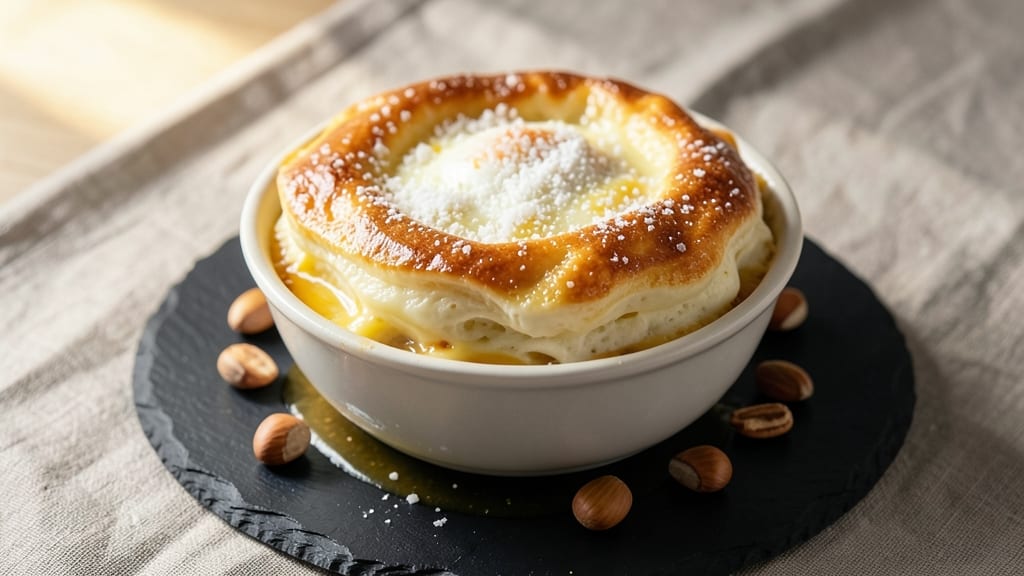 4 Cheese Egg Soufflé Recipe: Light-as-Air Clouds With Melty Cheese Layers
