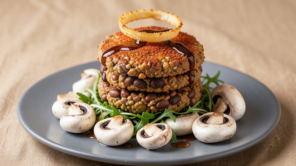Veggie Burger Recipe No Egg: Crispy Mushroom-Crusted Plant Power