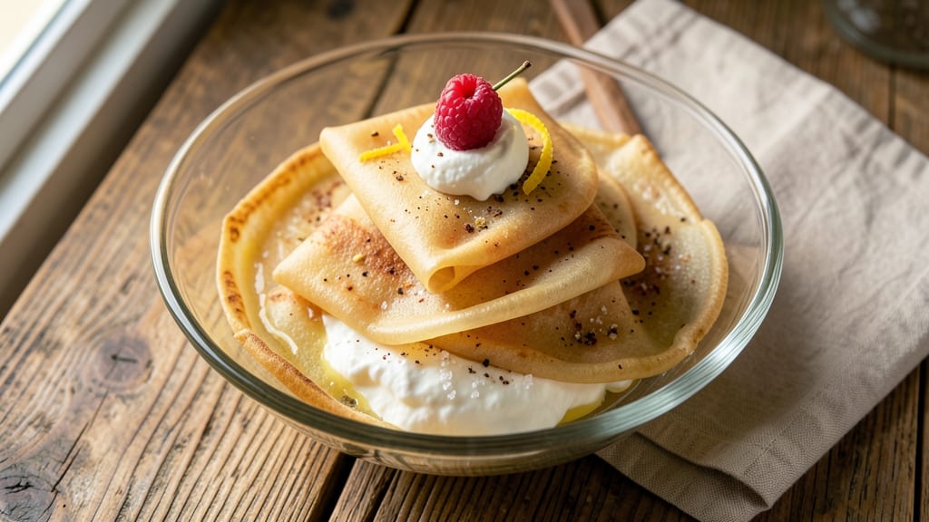 4 Egg Crepes Recipe: Fluffy Layers With Runny Yolk Magic