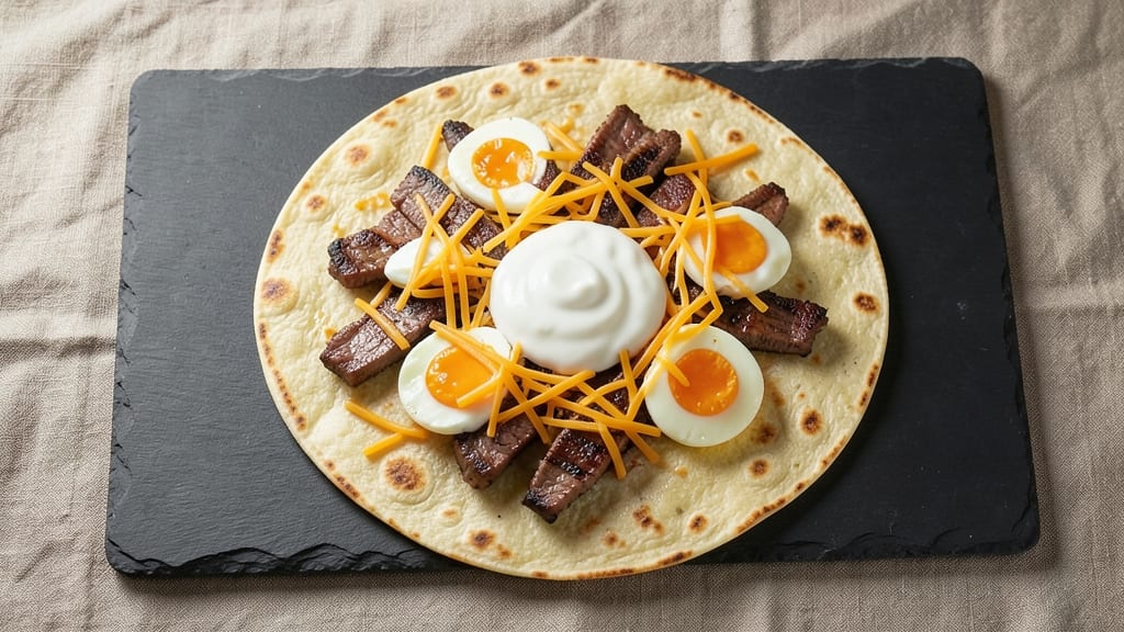 Steak and Egg Wraps Recipe: Savory Breakfast Burst in 10 Minutes