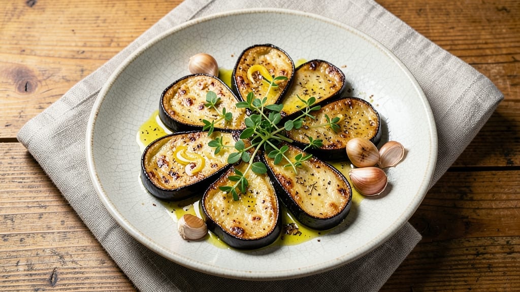 Slow Roasted Eggplant Recipe: Charred Edges and Silky Interiors