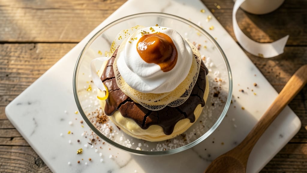 Snow Egg Dessert Recipe: Frozen Meringue Cups With Silky Yolk Surprise