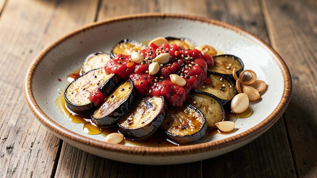 Sweet And Spicy Eggplant Recipe: Glazed With Honey-Chili Heat