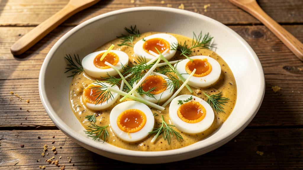 Warm Egg Salad Recipe: Cozy Crunch From Crispy Celery Crowns
