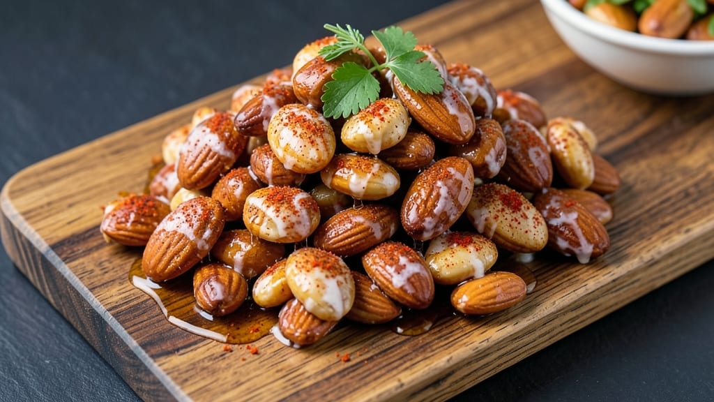 Sweet and Spicy Egg White Nuts Recipe: Crunchy, Glazed Protein-Packed Bites