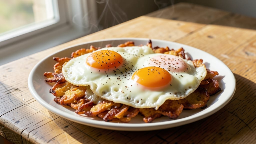 Southern Eggs Recipe: Smoky Cheddar and Crispy Hash Brown Bites